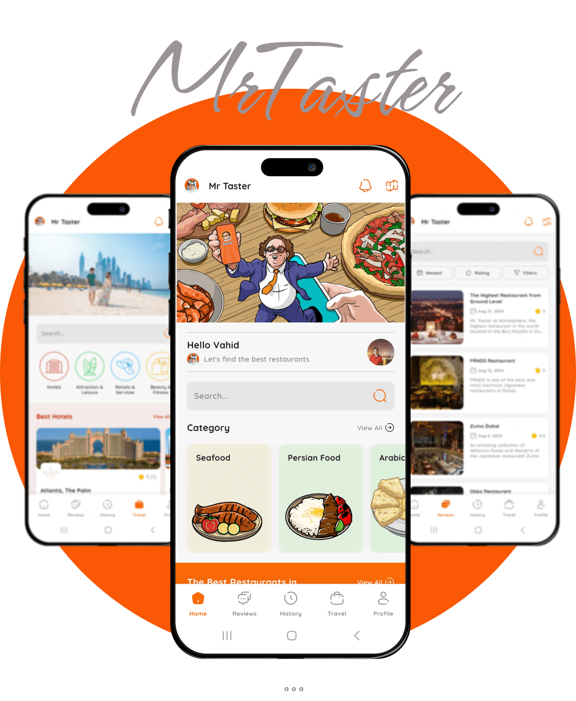Mr Taster mobile application